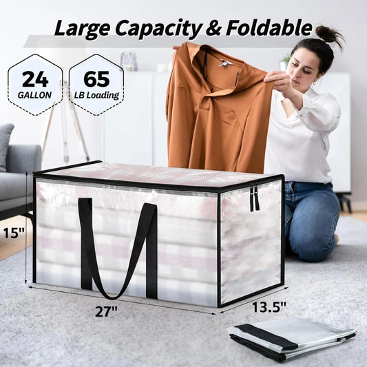 8 Pcs Extra Large Heavy Duty Storage Bags