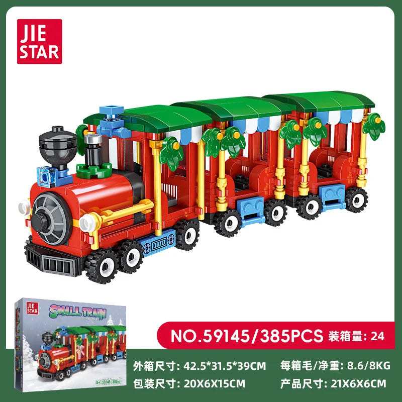 Christmas Gifts Gingerbread House Elk Carriage Small Train