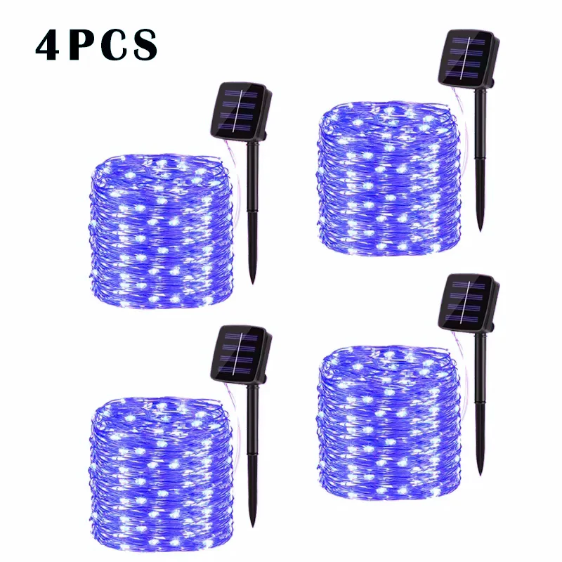 Solar LED Light Outdoor Festoon Lamp Garden Fairy Light String Led