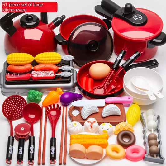 Children Kitchen Toys Simulation Kitchen Toys Set Cookware