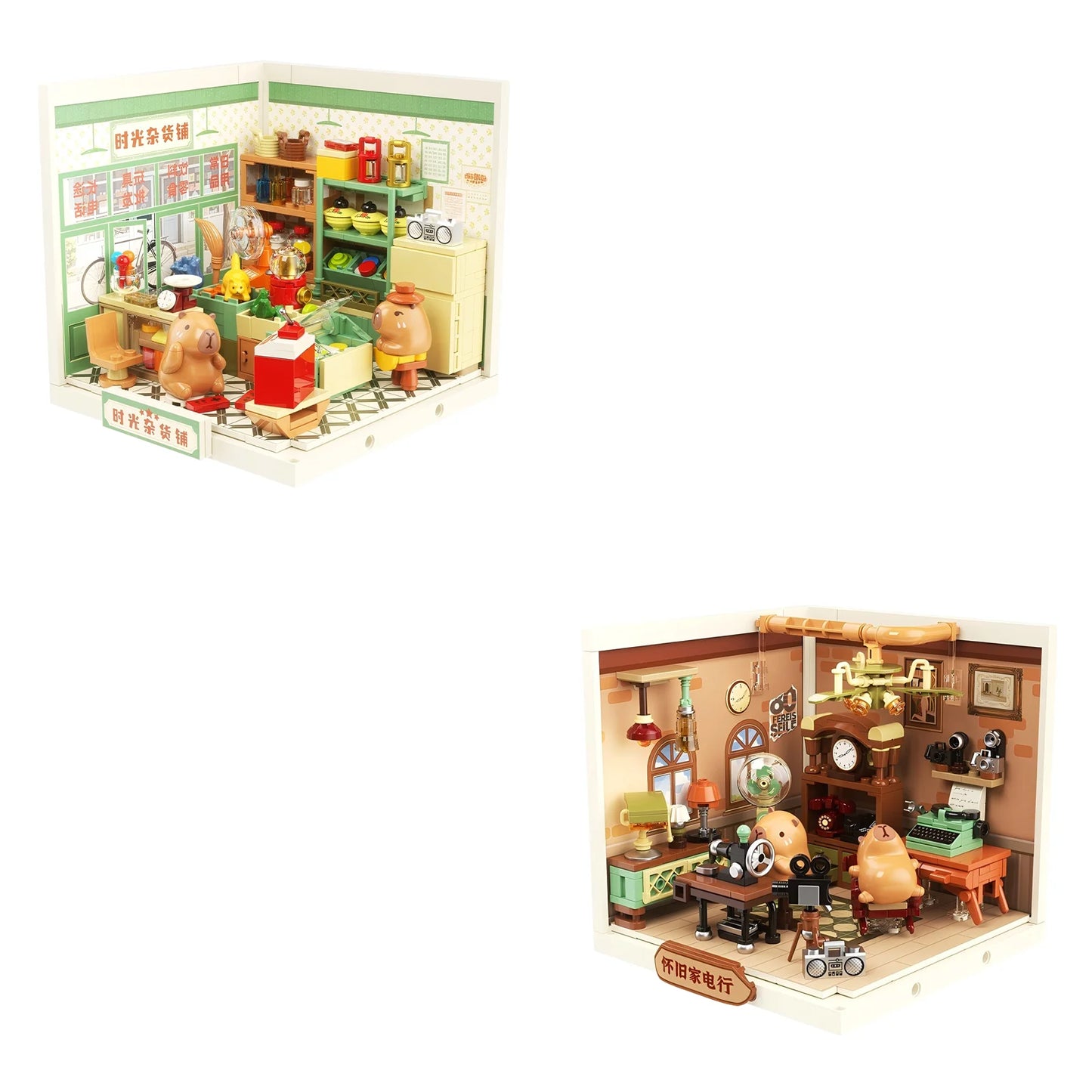 City street scene DIY architectural model home shop