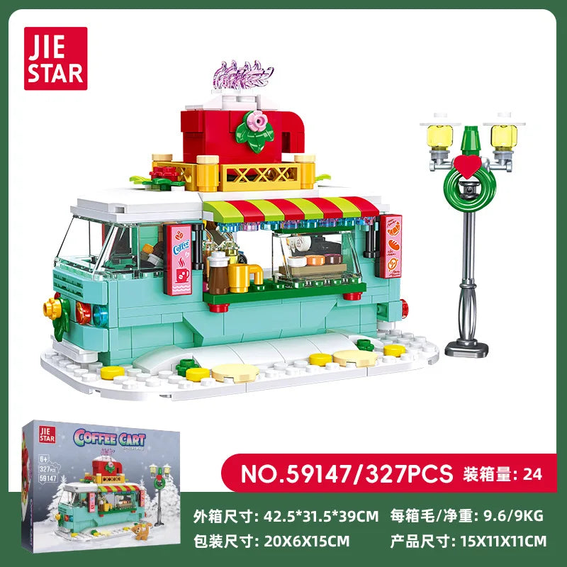 Christmas Gifts Gingerbread House Elk Carriage Small Train