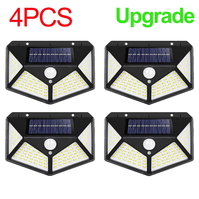 LED Solar Wall Lights Outdoor Solar Lamp Motion Sensor