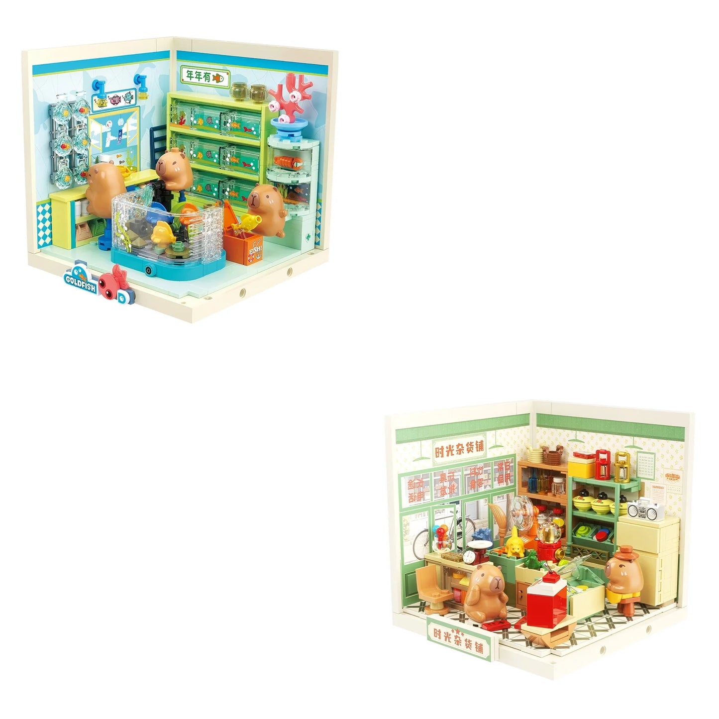 City street scene DIY architectural model home shop