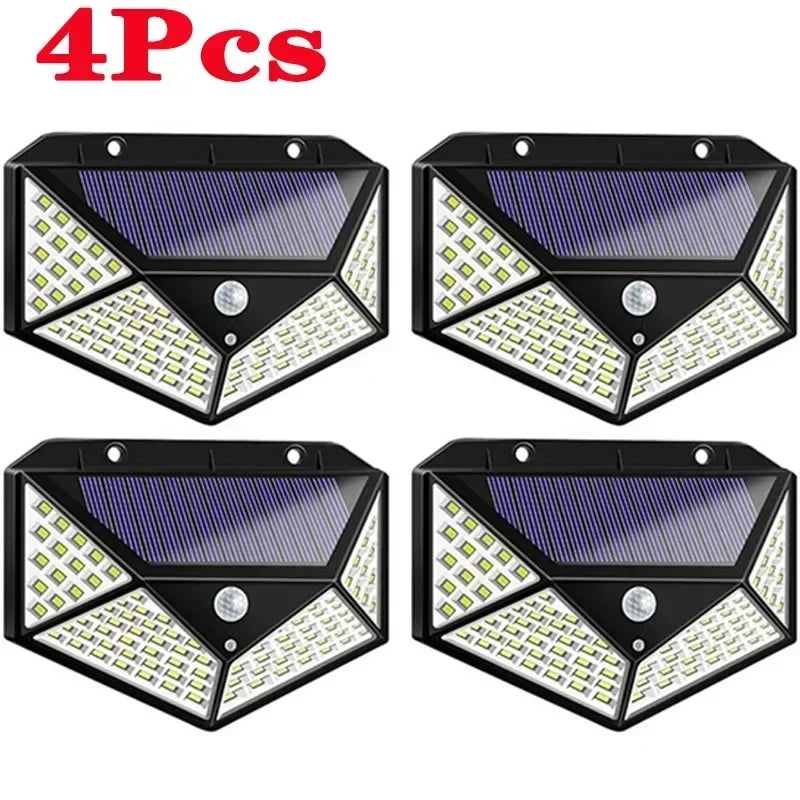 LED Solar Wall Lights Outdoor Solar Lamp Motion Sensor