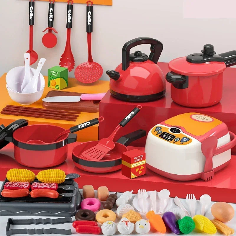 Children Kitchen Toys Simulation Kitchen Toys Set Cookware