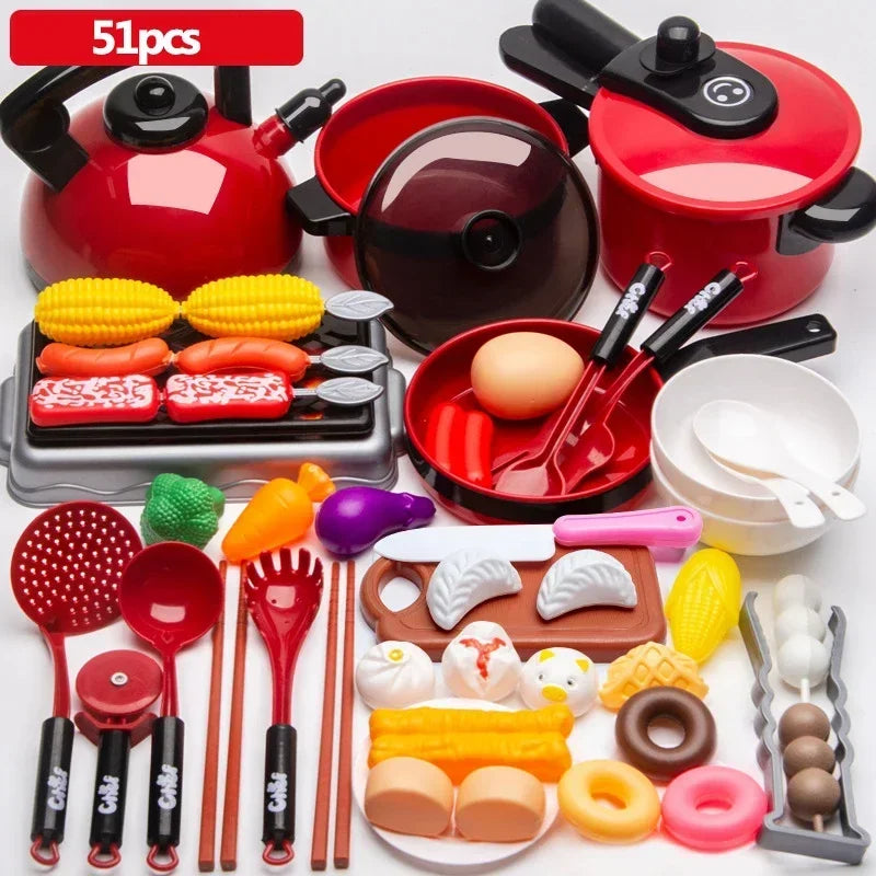 Children Kitchen Toys Simulation Kitchen Toys Set Cookware
