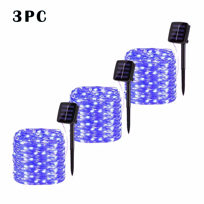 Solar LED Light Outdoor Festoon Lamp Garden Fairy Light String Led