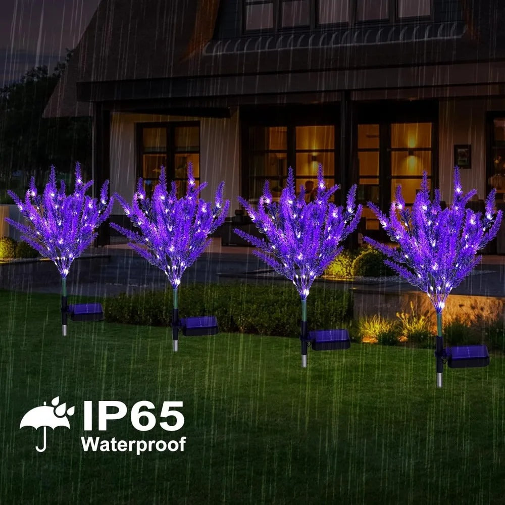 IP65 waterproof Lavender Solar Garden Lights