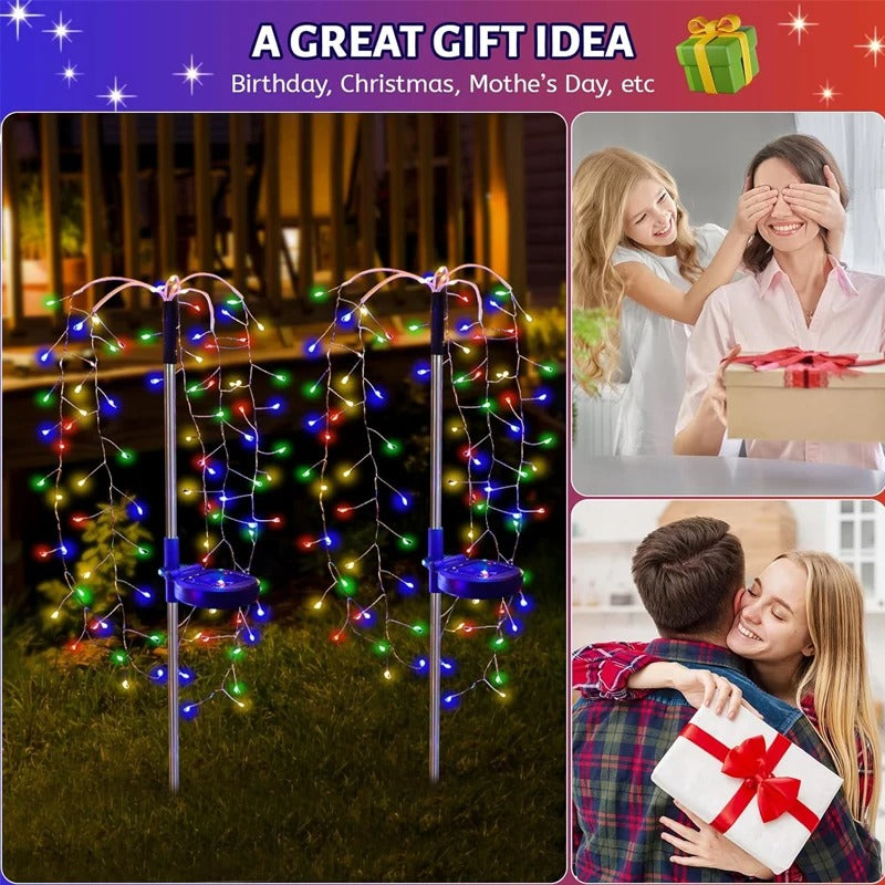 Outdoor LED Solar Firework Lights
