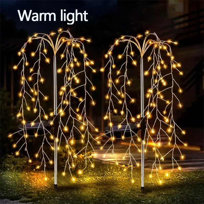Outdoor LED Solar Firework Lights