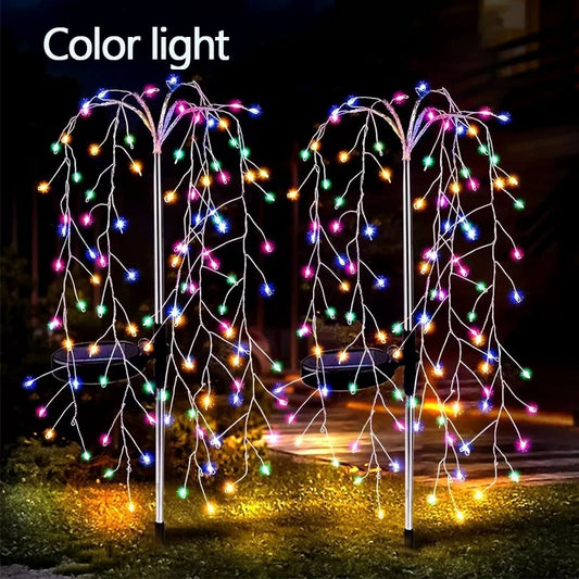 Outdoor LED Solar Firework Lights